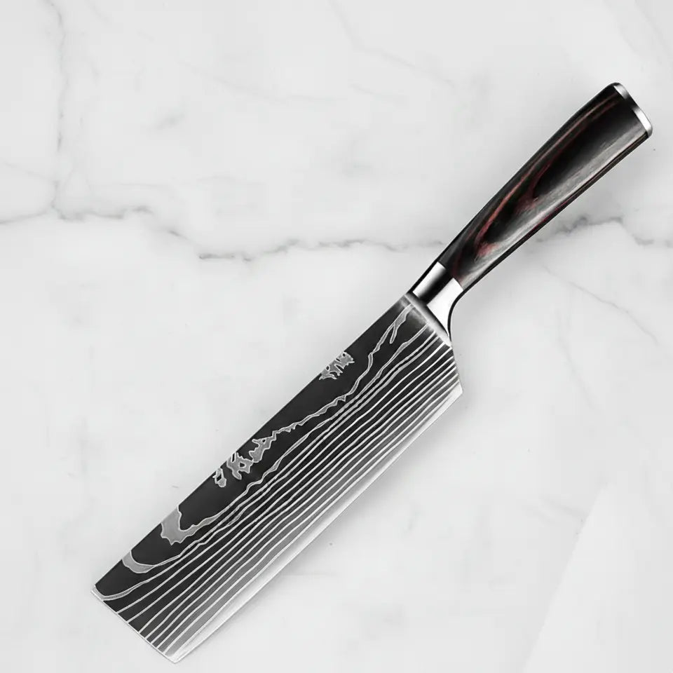 Couteau japonais – Nakiri– Forêt