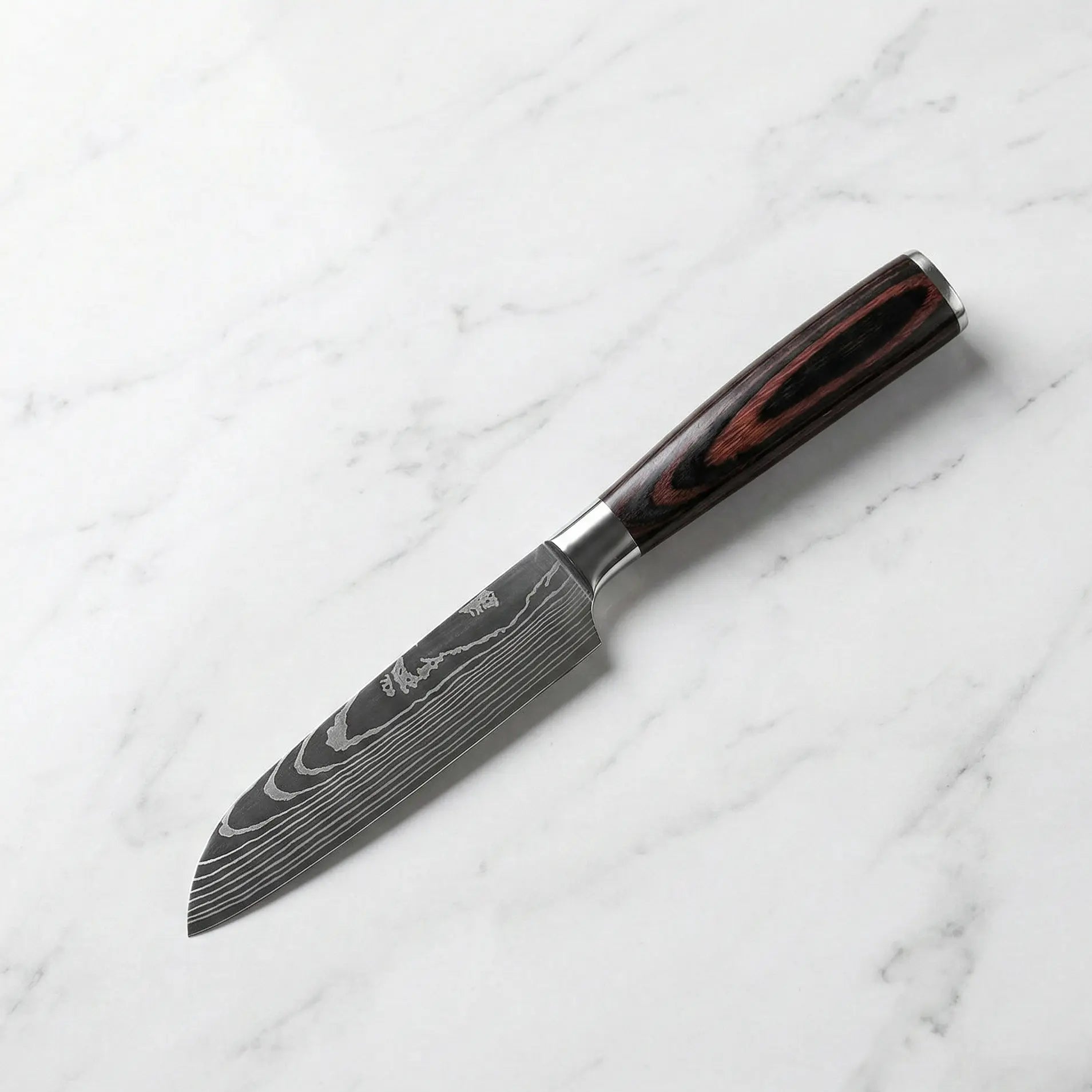 Couteau japonais – petit Santoku – Forêt