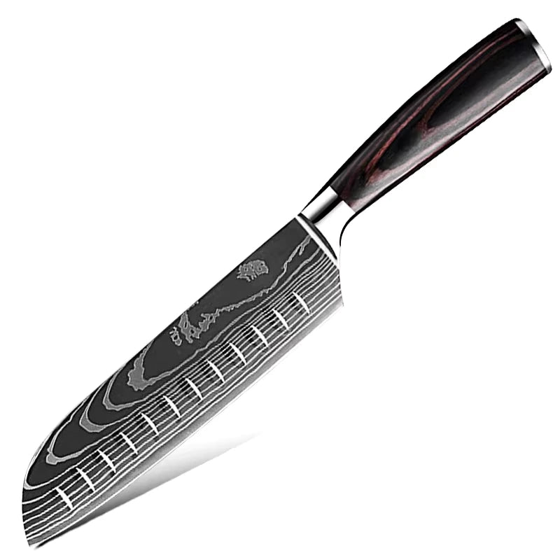 Couteau japonais – Santoku– Forêt
