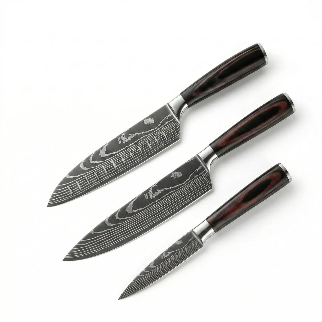 Couteaux japonais – Set de 3 – Forêt
