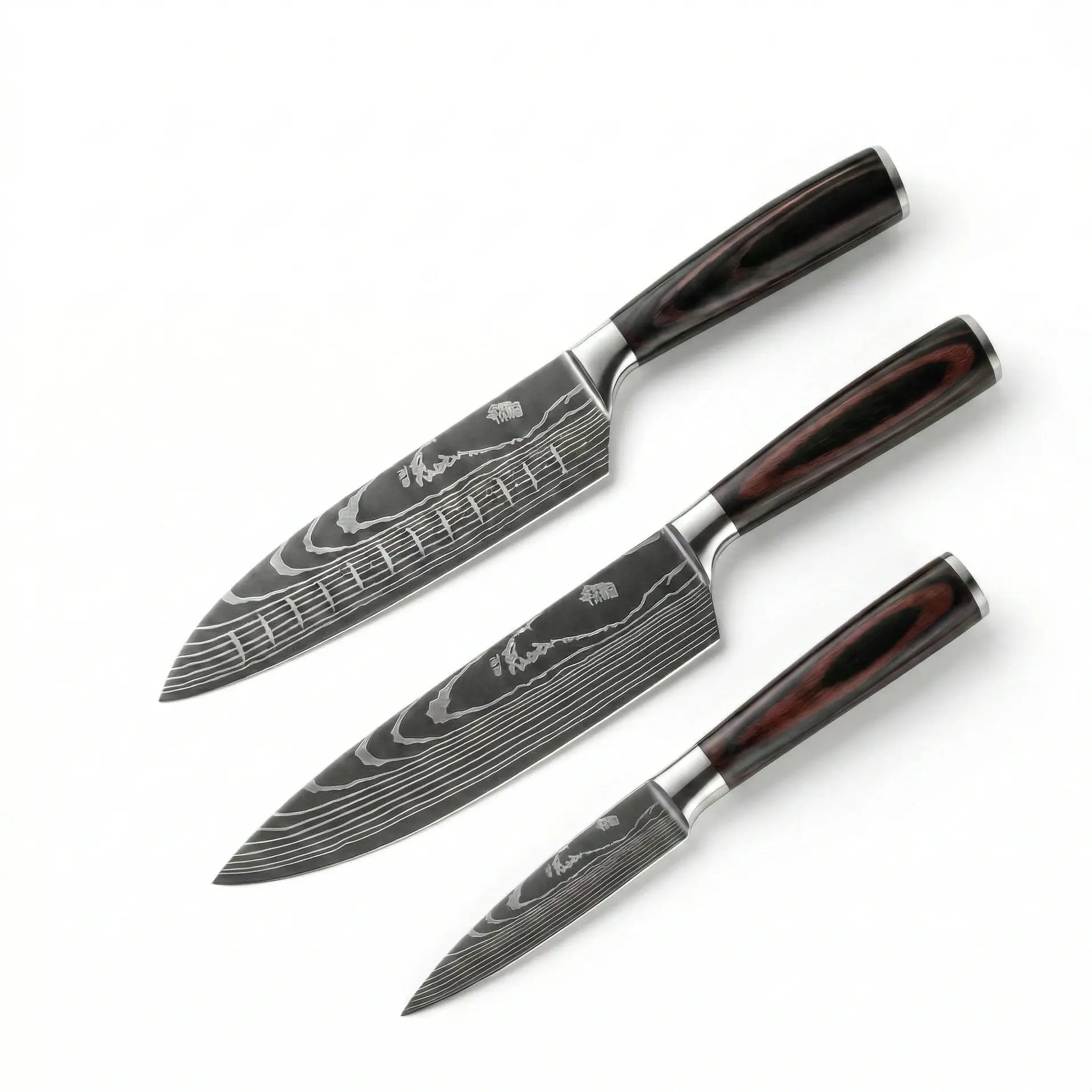 Couteaux japonais – Set de 3 – Forêt