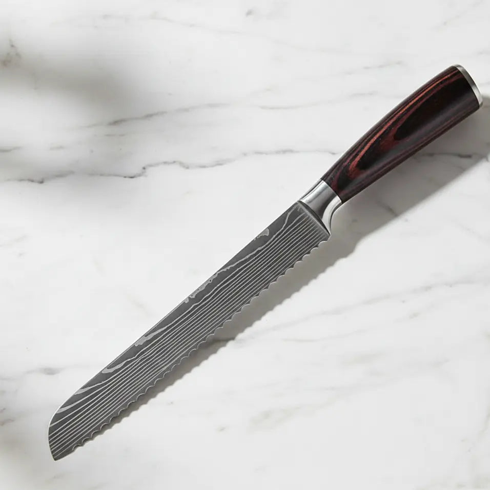 Couteau japonais – à pain– Forêt